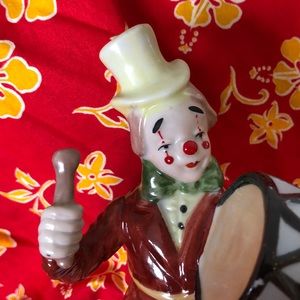Ceramic clown figurine